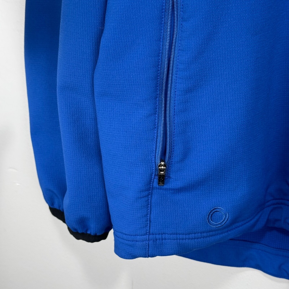 VTG Nike Sphere Windbreaker Jacket Men Large Blue Full Zip Gray Label 1990 90s - Picture 5 of 11